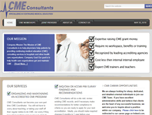 Tablet Screenshot of cmeconsultants.com